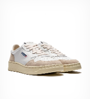 AUTRY ACTION SHOES MEDALIST LOW LEAT/SUEDE WHITE