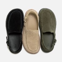 ג'ן FF מיול עם רצועה אחורית זמש שחור FITFLOP Gen-FF Mule With Back Strap פיטפלופ