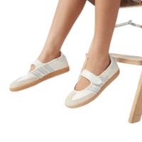 adidas Samba Jane Women's White Blue Sky-  אדידס סמבה