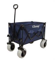 עגלת משא מתקפלת עם גלגלי שטח מנופחים מבית Glamp