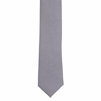 עניבה סלים מדוגמת אפור