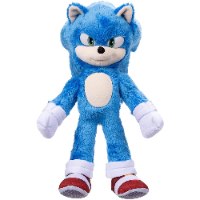 סוניק 2 - בובת פרווה סוניק גדולה 33 ס"מ כחולה - SONIC