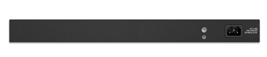 Switch 24 Port 10/100, 2 Gigabit uplink ports, unmanaged, Metal