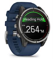 שעון Garmin Quatix 8 AMOLED 47 mm עם פנס LED מובנה לשימוש בשטח ובים  
