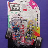 2 מיני סקייטבורד - SKATEPARK  STIMU LATE  BB501A-2