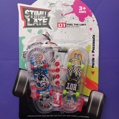 2 מיני סקייטבורד - SKATEPARK  STIMU LATE  BB501A-2