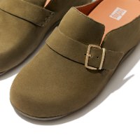 שוב עם רצועה ואבזם צבע חאקי פיטפלופ FITFLOP