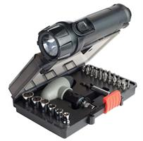 מארז חירום עם פנס ומברגה – Black+Decker A7224-XJ, פתרון קומפקטי ונייד.