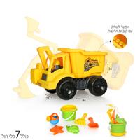 צעצוע משאית כלי חול