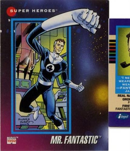 קלף בודד מארוול marvel - mr.fantastic - Universe Series 3 - 33