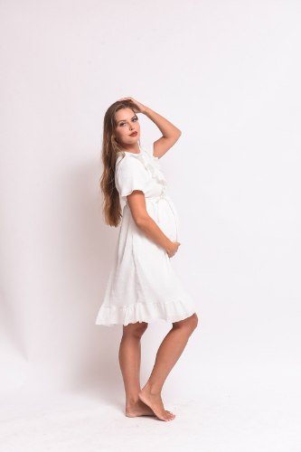 שמלת אביטל לבנה
