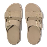 כפכפי GEN-FF רצועות עור ואבזמים זמש קפוצי'נו פיטפלופ FITFLOP