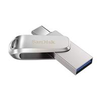 SanDisk 256GB Ultra Dual Luxe USB-C/A Flash Drive