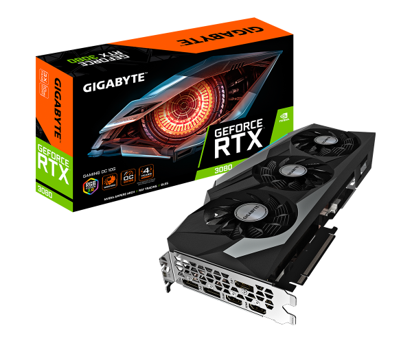 כרטיס מסך Gigabyte GeForce RTX 3080 GAMING OC 10GB 2.0 LHR