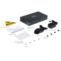 מערכת הקלטה 8 ערוצים Vigi NVR1008H – מציגה את תכולת האריזה המלאה של המערכת