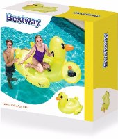 ברווז צף לבריכה עם ידיות אחיזה 186X127 סמ 41106 מבית Bestway