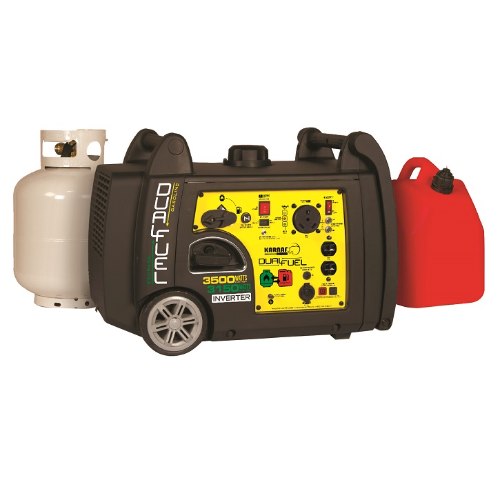 גנרטור מושתק Karnaf  3500W עם הפעלה בגז או דלק