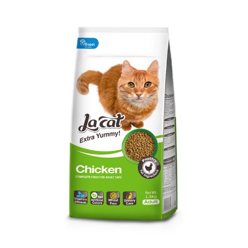 2 שקים של מזון לחתולים לה קט 7.2 קג בטעם עוף - LA CAT CHICKEN 7.2KG