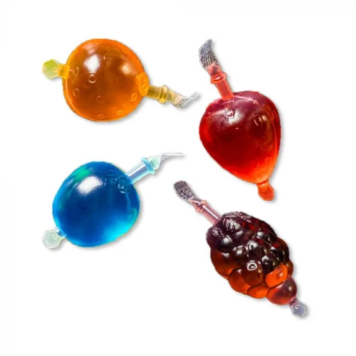 ממתק קנדי פאקטורי נוזל מתוק בטעמי פירות 🍇🥭🍍 מארז 4 יחידות