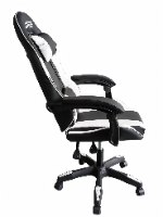 כיסא גיימינג בצבע לבן 7008W מבית LEVEL UP