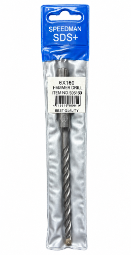 מקדח לפטישון ⁦SPEEDMAN SDS+⁩ – ⁦6×160⁩ מ״מ
