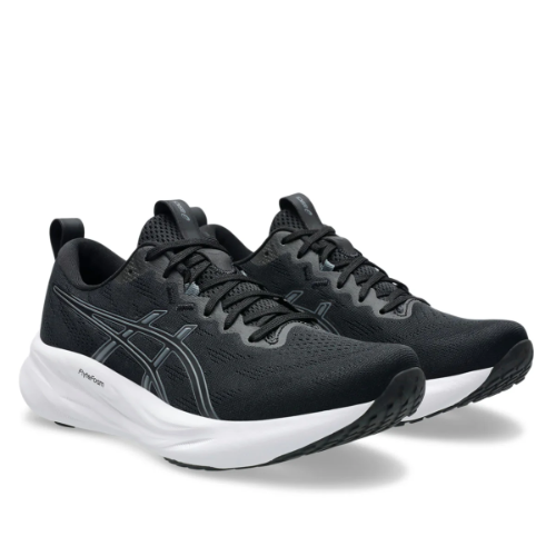 Asics Gel Pulse 16 Men's Black Metropolis נעלי ג'ל פולס 16 גברים שחור לבן