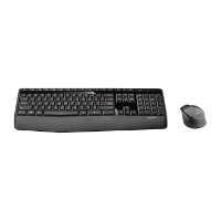 מקלדת ועכבר אלחוטיים Logitech MK345 צבע שחור