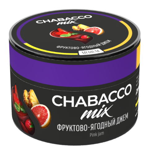 Chabacco Mix – Pink Jam - תערובת עלי תה לנרגילה