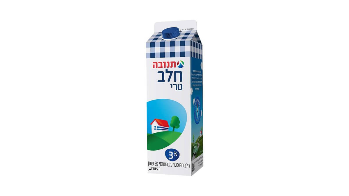 חלב תנובה 3% מפוקח