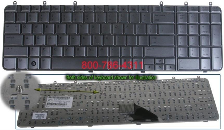 החלפת מקלדת למחשב נייד HP Pavilion DV7-1000 Keyboard 483275-001