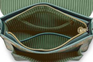 Cross Body דגם FENNA JABALI בינוני ירוק רצועה מתכווננת | 25x7x20 cm