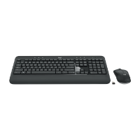 סט מקלדת ועכבר אלחוטיים Logitech MK540 Advanced צבע שחור