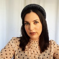 קשת גבוהה אופנתית קטיפה שחורה לורקס - דגם דוכסית