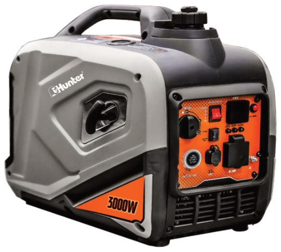 גנרטור מושתק אינוורטר ⁦Hunter⁩ – ⁦3000W⁩ | הנעה אלקטרונית