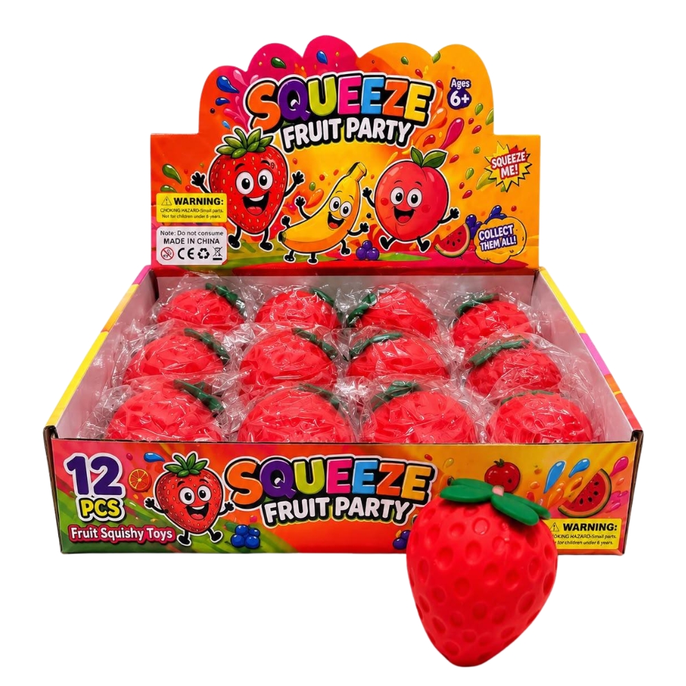 סקווישי תות למעיכה Squishy Nido Strawberry