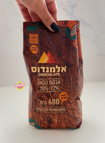 400 גרם אבקת קקאו טהור 22%-20%