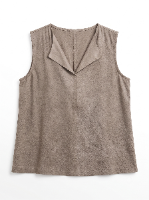 גופיית דמוי עור אפור