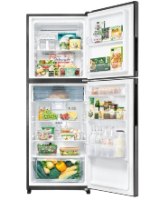 מקרר מקפיא עליון 360 ליטר נטו Sharp SJ-2236-DS - גימור נירוסטה מושחרת