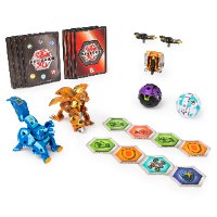 Bakugan Baku-Gear 4-Pack, Dragonoid Ultra with Baku-Gear and Howlkor Ultra