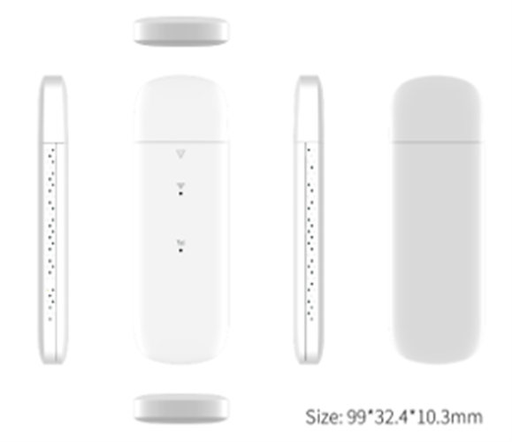 מודם סלולרי ProView U4GW6 WIFI6 4G up to 10 users usb 2.0