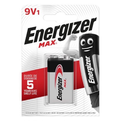 סוללה לא נטענת Energizer Max 9V 1 pack