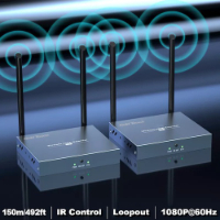 משדר HDMI אלחוטי עד 200 מטר עם שליטה מרחוק – Full HD 1080p