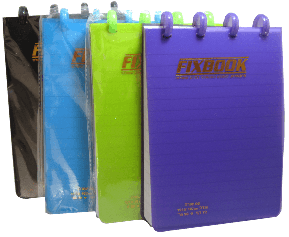 פינקס A6 פיקס בוק( FIX BOOK) ספירל עליון