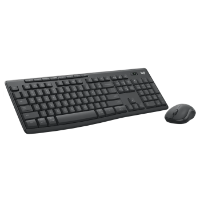 סט מקלדת ועכבר אלחוטיים Logitech MK370 Combo for Business צבע שחור