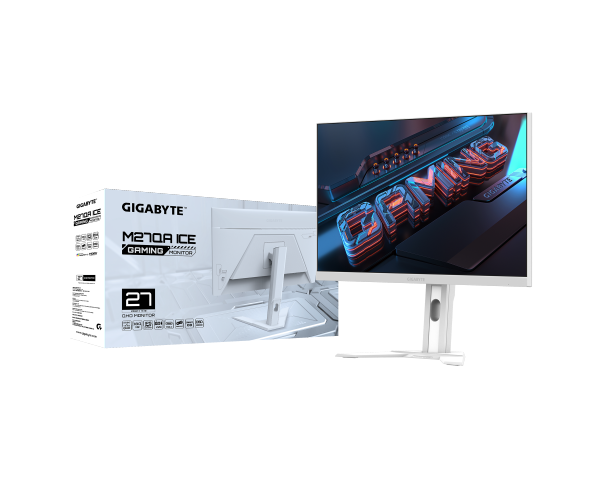 מסך גיימינג Gigabyte M27QA ICE QHD SS IPS 180Hz 1MS HDR Ready