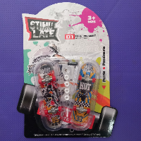 2 מיני סקייטבורד - SKATEPARK  STIMU LATE  BB501A-2