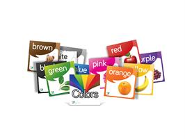 כרטיסיות צבעים באנגלית | Colors Cards