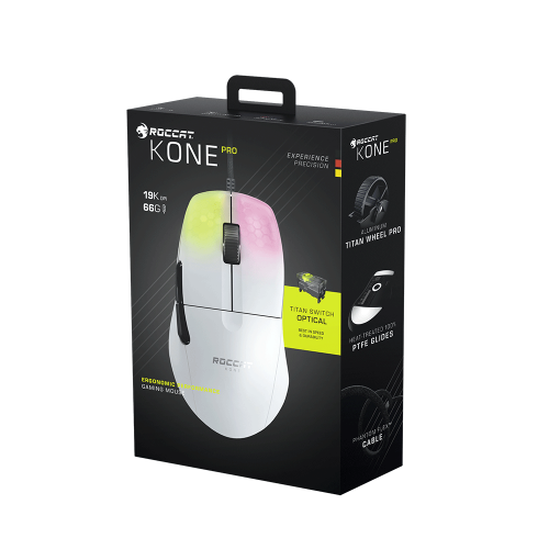 עכבר גיימינג ROCCAT KONE PRO  – לבן