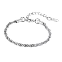Gino bracelet Silver 4mm