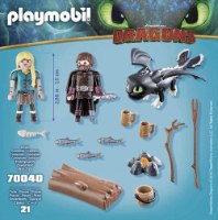 פליימוביל 70040 היקאפ ואסטריד עם דרקון תינוק - playmobil dragon